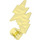LEGO Jaune transparent Lightning Bolt avec Essieu Trou (2149)