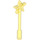 LEGO Transparent Yellow Magic Wand (6124 / 28681)