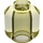 LEGO Transparent Yellow Minifigure Head (Safety Stud) (3626 / 88475)