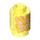 LEGO Transparant geel opaal Steen 1 x 1 Ronde met Butterfly met Open Stud (3062 / 108215)