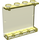 LEGO Transparentes Gelb Panel 1 x 4 x 3 ohne seitliche Stützen, solide Bolzen (4215)