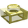 LEGO Transparent Yellow Plate 1 x 1 (3024 / 28554)