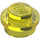 LEGO Jaune Transparent assiette 1 x 1 Rond (6141 / 30057)