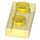 LEGO Transparent Yellow Plate 1 x 2 (3023 / 28653)