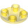 LEGO Giallo trasparente Piastra 2 x 2 Rotondo con Arrotondato Parte inferiore (2654 / 28558)