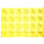 LEGO Transparent Yellow Plate 4 x 6 (3032)