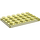 LEGO Transparent Yellow Plate 4 x 6 (3032)