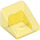 LEGO Giallo trasparente Pendenza 1 x 1 (31°) (50746 / 54200)