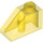 LEGO Transparent Yellow Slope 1 x 2 (45°) (3040 / 6270)