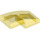 LEGO Transparent Yellow Slope 1 x 2 Curved (3593 / 11477)