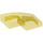 LEGO Transparent Yellow Slope 1 x 2 Curved (3593 / 11477)