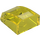 LEGO Transparent Yellow Slope 1 x 2 x 2 Curved (30602 / 47904)