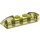 LEGO Transparentes Gelb Steigung 1 x 4 Gebogen mit Sloped Ends und Zwei oben Bolzen (40996)