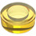 LEGO Jaune Transparent Tuile 1 x 1 Rond (35381 / 98138)