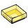 LEGO Transparent Yellow Tile 1 x 1 with Groove (3070 / 30039)