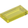 LEGO Amarillo transparente Plana 1 x 2 con ranura (3069 / 30070)