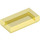 LEGO Jaune Transparent Tuile 1 x 2 avec rainure (3069 / 30070)