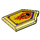 LEGO Jaune transparent Tuile 2 x 3 Pentagonal avec Flamme Wreck Bouclier (22385 / 24621)