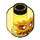 LEGO Transparentes Gelb Waylon Minifigure Kopf (Einbau-Vollbolzen) (3626 / 66658)