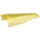 LEGO Transparentes Gelb Windschutzscheibe 4 x 10 x 2 mit Griff (98878)