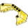 LEGO Transparent Yellow Windscreen 5 x 8 x 2 (42504 / 62576)