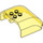 LEGO Transparentes Gelb Windschutzscheibe 6 x 5 x 2 (92580)