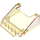 LEGO Transparent Yellow Windscreen 6 x 6 x 2 (28782 / 35404)