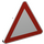 LEGO Triangular Sign with Warning Triangle with Split Clip (30259)