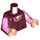 LEGO Trolley Witch with Dark Red Legs Minifig Torso (973 / 76382)