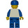 LEGO Truck Driver with Blue Striped Shirt Minifigure