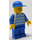 LEGO Truck Driver with Blue Striped Shirt Minifigure