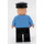 LEGO Truck Conductor con Guardia Uniform Minifigura