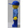 LEGO Truck Driver mit Silber Sunglasses und Blau Overalls Minifigur