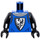 LEGO Tunic Torso mit Pearl Dark Grau Arme und Falcon Schild (973 / 76382)