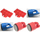 LEGO Zwei Pairs of Magnetic Couplings 1108