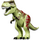LEGO Tyrannosaurus Rex mit Olive Green Der Rücken