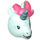 LEGO Unicorn Head with Coral Mane and Light Blue Horn (75479)