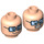 LEGO Velma Minifigure Kopf (Einbau-Vollbolzen) (3626 / 23205)