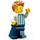 LEGO Vendor, Male (60375) minifiguur