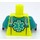 LEGO Levendig geel Ambulance Driver Minifig Torso (973 / 76382)