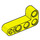 LEGO Leuchtendes Gelb Strahl 2 x 4 Gebogen 90 Grad, 2 und 4 Löcher (32140 / 42137)