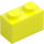 LEGO Vibrant Yellow Brick 1 x 2 with Studs on One Side (11211)