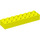 LEGO Leuchtendes Gelb Backstein 2 x 8 (3007 / 93888)