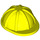 LEGO Vibrant Yellow Construction Helmet with Brim (3833)