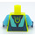 LEGO Vibrant Yellow Cyber Rider Minifig Torso (973 / 76382)