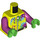 LEGO Vibrant Yellow Cyclist - Vibrant Yellow Jumpsuit Minifig Torso (973 / 76382)