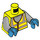 LEGO Jaune Vif Maintenance Minifigurine Torse (973 / 76382)