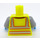 LEGO Jaune Vif Maintenance Minifigurine Torse (973 / 76382)