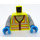 LEGO Amarillo vibrante Maintenance Minifigura Torso (973 / 76382)