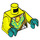 LEGO Vibrant Yellow Mei Minifig Torso (973 / 76382)